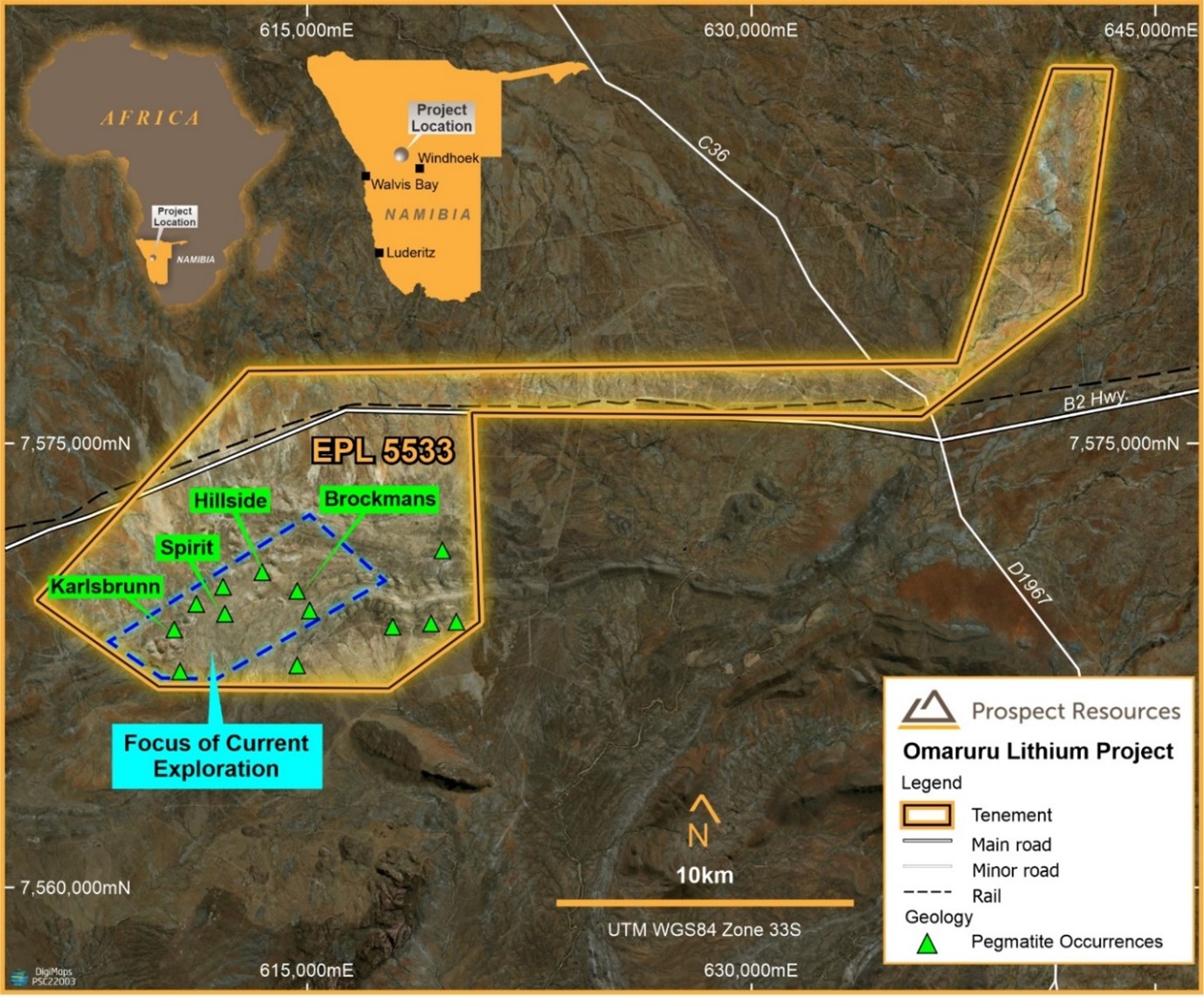 Prospect Resources puts Namibian lithium project on hold