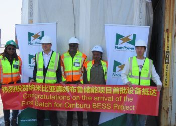 NamPower receives first shipment for Omburu Battery Storage Project