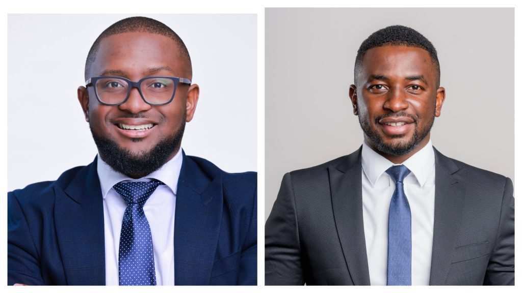 MixCollage-28-Aug-2026-04-11-PM-2545 | Mining and Energy Namibia | Namibia’s Leading Mining & Energy News Two professional men in business attire pose for a split-screen portrait: left man with glasses smiling, right man without glasses smiling.